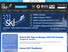 Tablet Screenshot of 321ski.co.uk